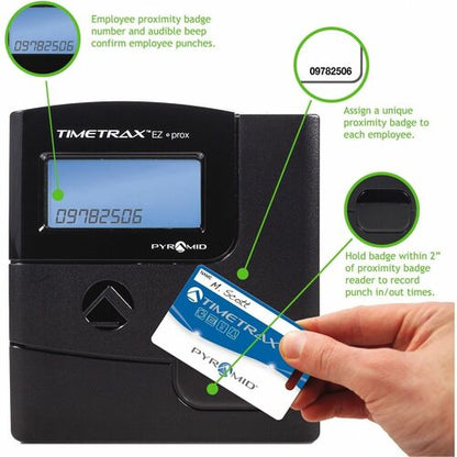 Système de pointage de proximité Pyramid EZ - RFID, proximité - 50, extensible jusqu'à 50