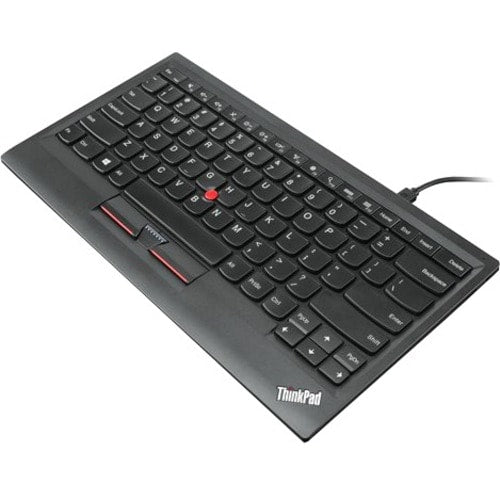 Lenovo ThinkPad Compact USB Keyboard with TrackPoint - US English - Cable Connectivity
