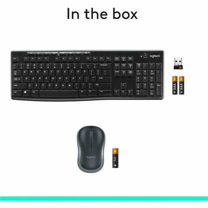 Ensemble clavier et souris sans fil Logitech MK270 pour Windows, 2,4 GHz
