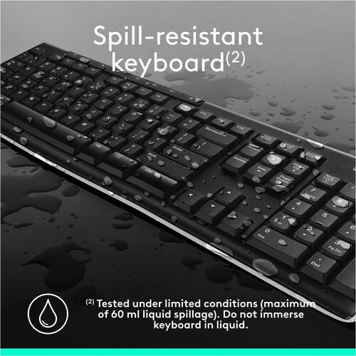 Ensemble clavier et souris sans fil Logitech MK270 pour Windows, 2,4 GHz