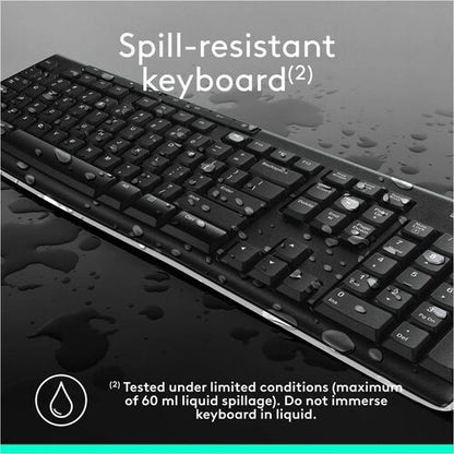 Ensemble clavier et souris sans fil Logitech MK270 pour Windows, 2,4 GHz