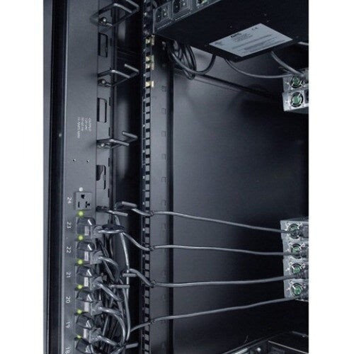 APC Vertical Cable Organizer - Cable Manager - Black - 0U Rack Height