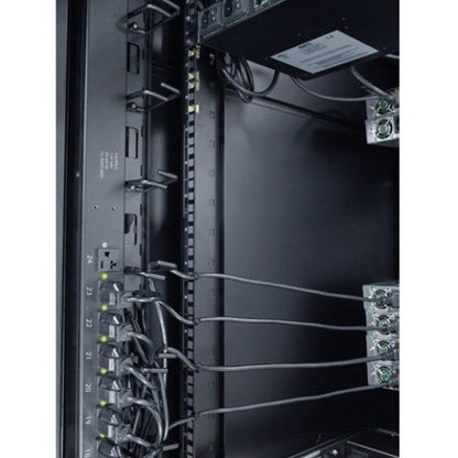 APC Vertical Cable Organizer - Cable Manager - Black - 0U Rack Height