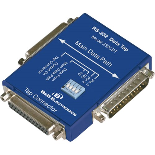 B+B SmartWorx RS-232 Data Tap - 2 x 25