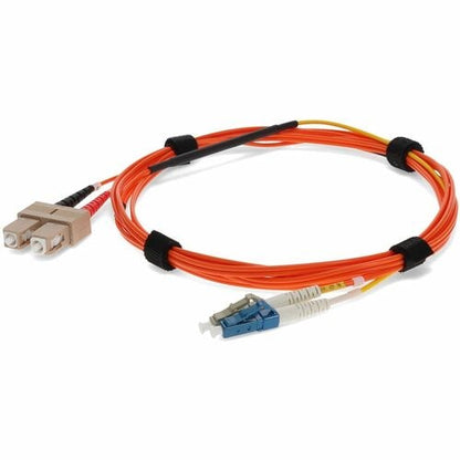 AddOn 2 x SC 62.5/125 to 1 x LC 62.5/125 & 1 x LC 9/125 3m Fiber Optic Mode Conditioning Patch Cable