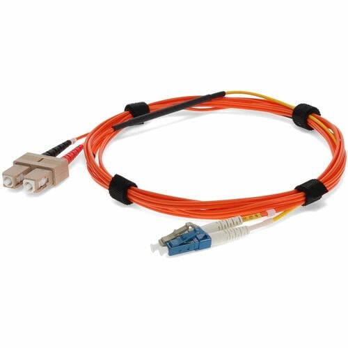 AddOn 2 x SC 62.5/125 to 1 x LC 62.5/125 & 1 x LC 9/125 3m Fiber Optic Mode Conditioning Patch Cable