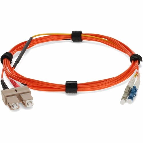 AddOn 2 x SC 62.5/125 to 1 x LC 62.5/125 & 1 x LC 9/125 3m Fiber Optic Mode Conditioning Patch Cable