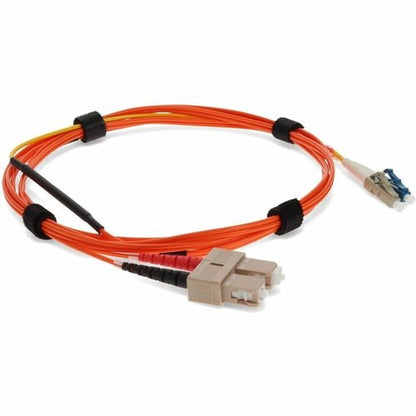 AddOn 2 x SC 62.5/125 to 1 x LC 62.5/125 & 1 x LC 9/125 3m Fiber Optic Mode Conditioning Patch Cable