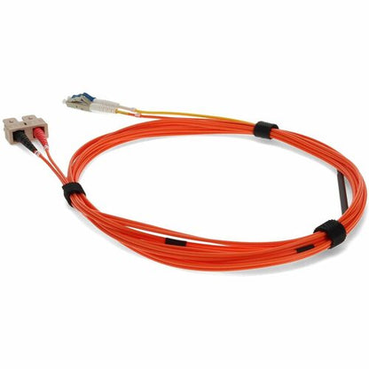 AddOn 2 x SC 50/125 to 1 x LC 50/125 & 1 x LC 9/125 3m Fiber Optic Mode Conditioning Patch Cable