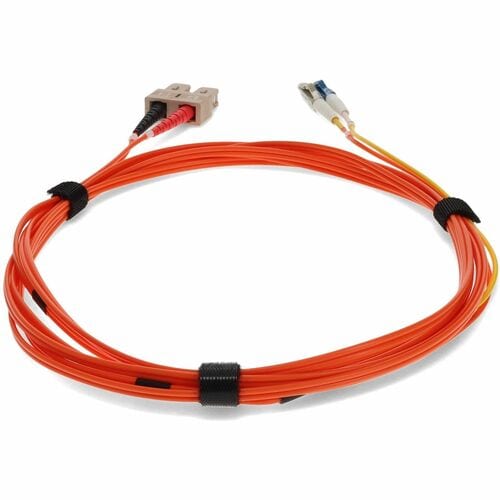 AddOn 2 x SC 50/125 to 1 x LC 50/125 & 1 x LC 9/125 3m Fiber Optic Mode Conditioning Patch Cable