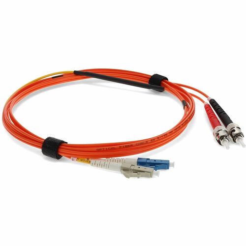 AddOn 2 x ST 62.5/125 to 1 x LC 62.5/125 & 1 x LC 9/125 3m Fiber Optic Mode Conditioning Patch Cable