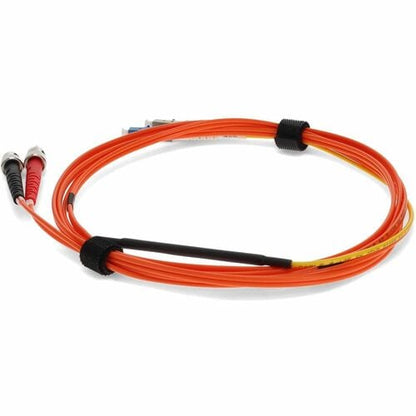 AddOn 2 x ST 62.5/125 to 1 x LC 62.5/125 & 1 x LC 9/125 3m Fiber Optic Mode Conditioning Patch Cable