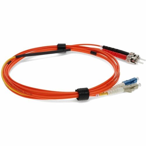 AddOn 2 x ST 62.5/125 to 1 x LC 62.5/125 & 1 x LC 9/125 3m Fiber Optic Mode Conditioning Patch Cable