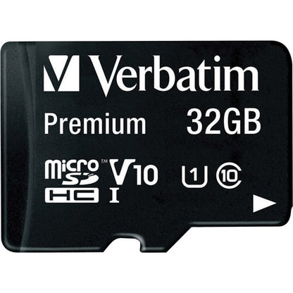32GB PREM MICROSDXC MEM CARD ADAP UHS-I V10 U1 CLASS 10 MULTI 20