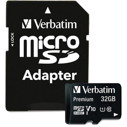 32GB PREM MICROSDXC MEM CARD ADAP UHS-I V10 U1 CLASS 10 MULTI 20