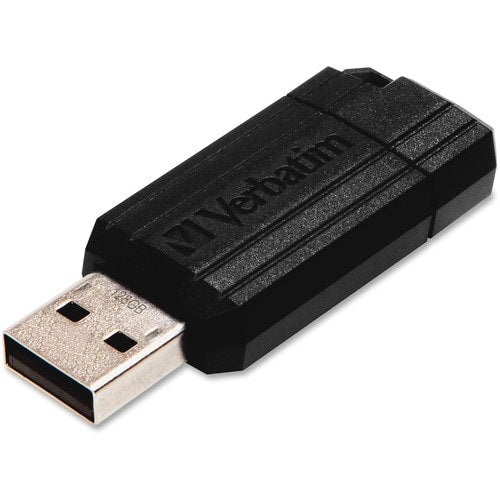 128GB PINSTRIPE USB FLASH DRIVE BLACK NR MULTI 10