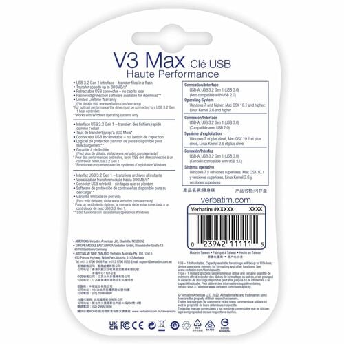 64GB V3 MAX USB 3.0 DRIVE MULTI 10 DRIVE