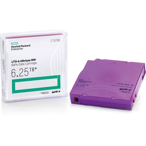 Cartouche de données HPE LTO-6 Ultrium BaFe WORM 6,25 To - LTO-6 -