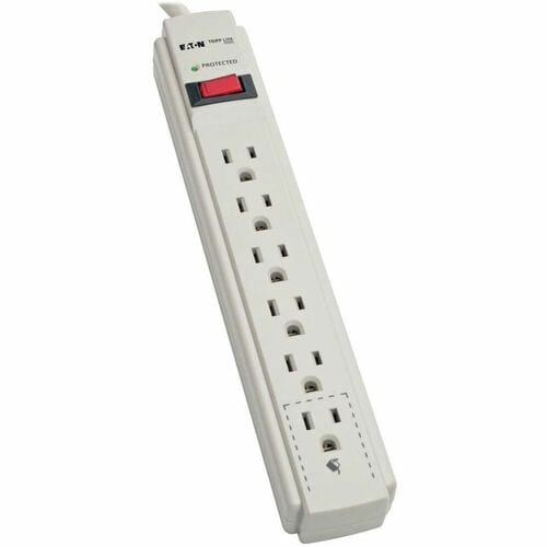 Tripp Lite par Eaton 6 prises, cordon de 8 pieds, multiprise 990 joules, fiche plate -