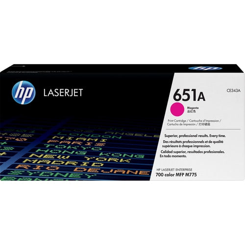 Cartouche de toner laser HP 651A d'origine à rendement standard - Mage