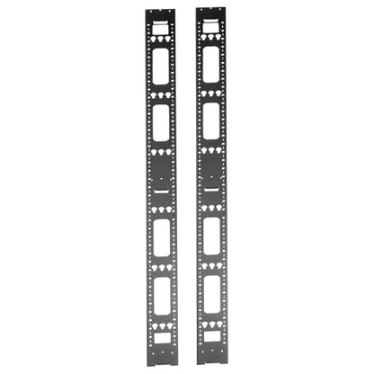 Tripp Lite by Eaton 48U Vertical Cable Management Bars - Cable Manager - Black - 48U Rack