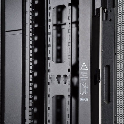 Tripp Lite by Eaton 48U Vertical Cable Management Bars - Cable Manager - Black - 48U Rack