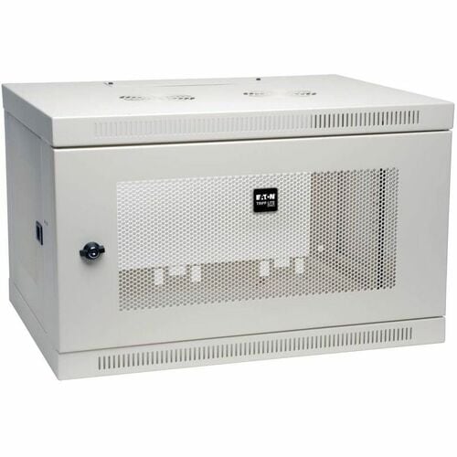 Tripp Lite by Eaton White SmartRack 6U Wall-Mount Rack Enclosure Cabin