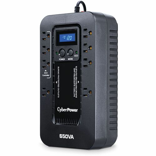 Cyber Power CyberPower EC650LCD Ecologic UPS Systems - 120 VAC, NEMA 5