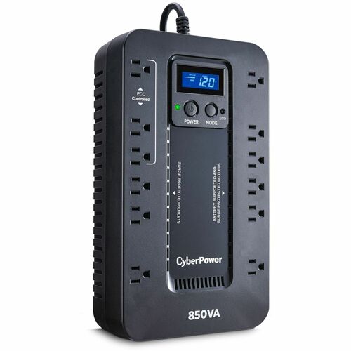 Cyber Power CyberPower UPS Systems EC850LCD Ecologic -  Capacity: 850