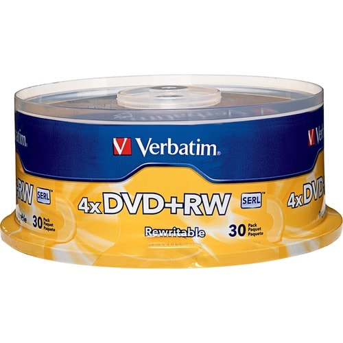 Verbatim 94834 DVD Rewritable Media - DVD+RW - 4x - 4.70 GB