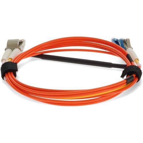 AddOn 2 x LC 62.5/125 to 1 x LC 62.5/125 & 1 x LC 9/125 2m Fiber Optic Mode Conditioning Patch Cable