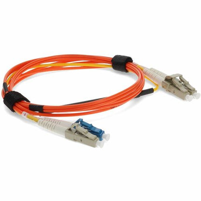 AddOn 2 x LC 62.5/125 to 1 x LC 62.5/125 & 1 x LC 9/125 2m Fiber Optic Mode Conditioning Patch Cable