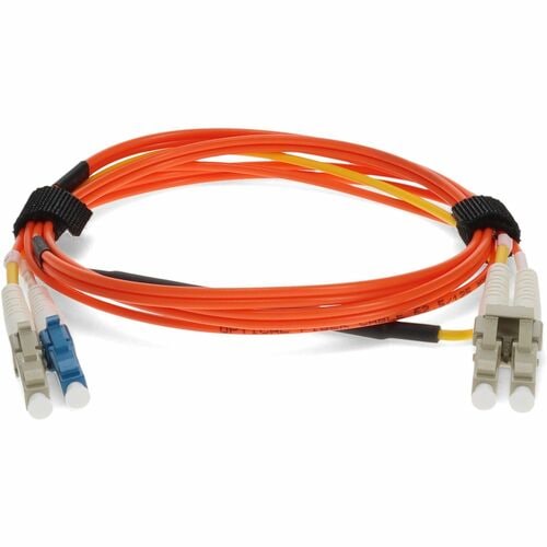 AddOn 2 x LC 62.5/125 to 1 x LC 62.5/125 & 1 x LC 9/125 2m Fiber Optic Mode Conditioning Patch Cable