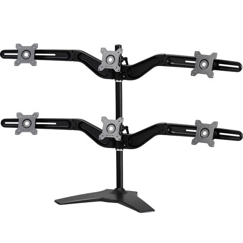 Amer Mounts Stand Based Hex Monitor Mount Up to 24