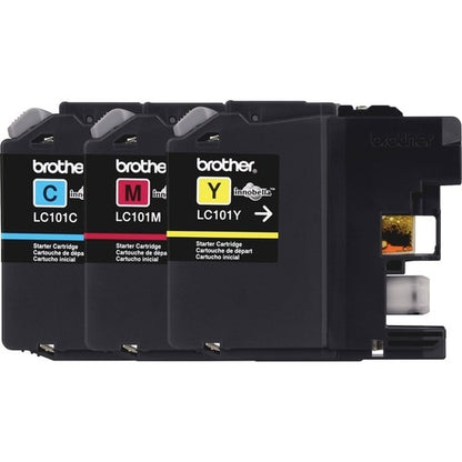 Lot de 3 cartouches d'encre couleur pour imprimantes DCP-J152W, MFC-J285DW et MFC-J47