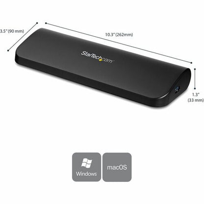 StarTech.com Dual Monitor USB 3.0 Laptop Docking S