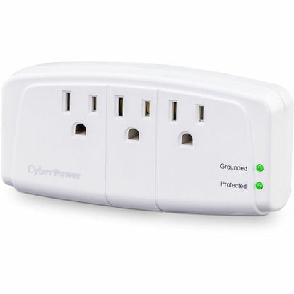 Cyber Power CyberPower CSB300W Essential 3-Outlets Surge Suppressor Wall Tap Plug