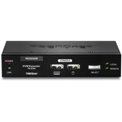 Kit de extensión KVM TRENDnet, extiende los controles de teclado/video/mouse, hasta 100 metros