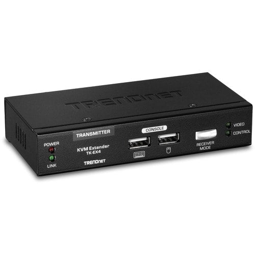 Kit de extensión KVM TRENDnet, extiende los controles de teclado/video/mouse, hasta 100 metros
