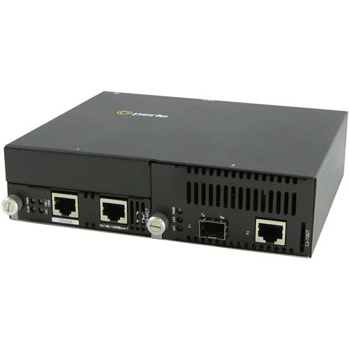 Convertisseur de média autonome géré Ethernet 10 Gigabit Perle Systems Perle