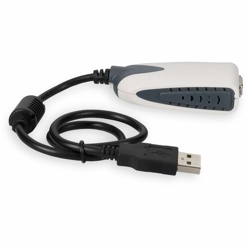 AddOn 5 pack of 8in USB 2.0 (A) Male to VGA Female Black A/V Adapter