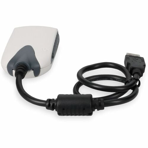 AddOn 5 pack of 8in USB 2.0 (A) Male to VGA Female Black A/V Adapter