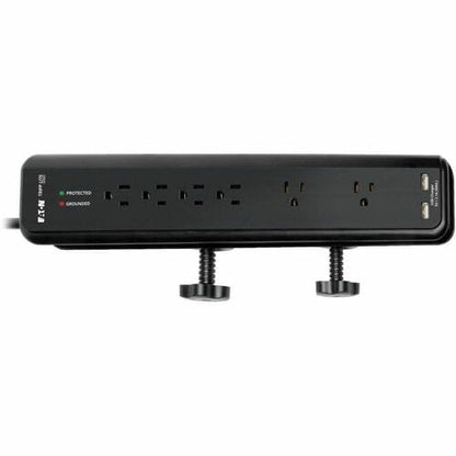 Tripp Lite Surge Protector Power Strip Desk Mount 120V USB 6 Outlet 6'