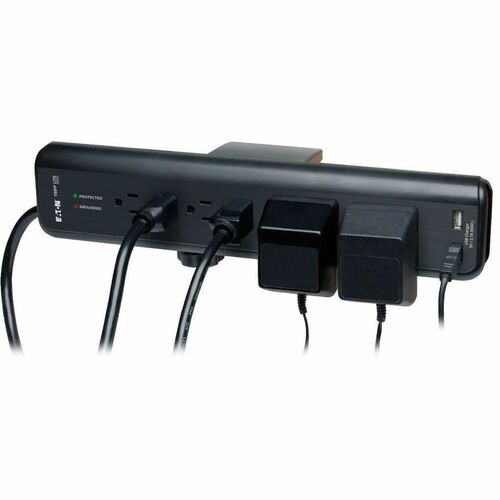 Tripp Lite Surge Protector Power Strip Desk Mount 120V USB 6 Outlet 6'