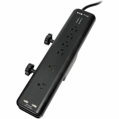 Tripp Lite Surge Protector Power Strip Desk Mount 120V USB 6 Outlet 6'