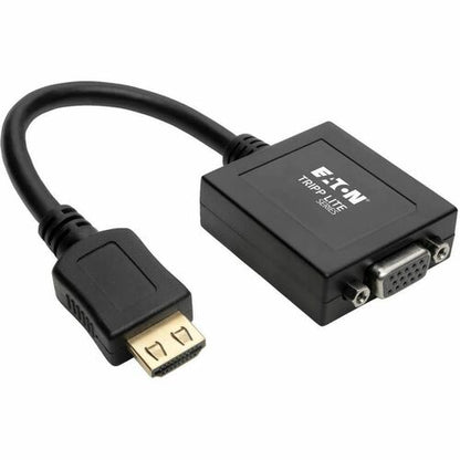 Tripp Lite 6in HDMI to VGA Adapter Converter with Audio Video for Ultrabook / Laptop / Desktop 6"