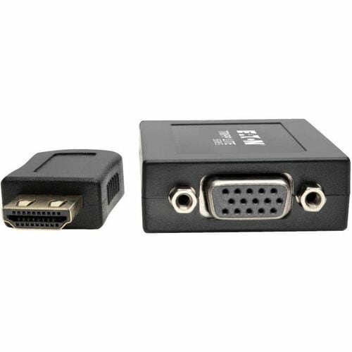 Tripp Lite 6in HDMI to VGA Adapter Converter with Audio Video for Ultrabook / Laptop / Desktop 6"