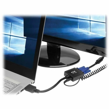 Tripp Lite 6in HDMI to VGA Adapter Converter with Audio Video for Ultrabook / Laptop / Desktop 6"