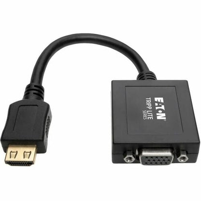 Tripp Lite 6in HDMI to VGA Adapter Converter with Audio Video for Ultrabook / Laptop / Desktop 6"