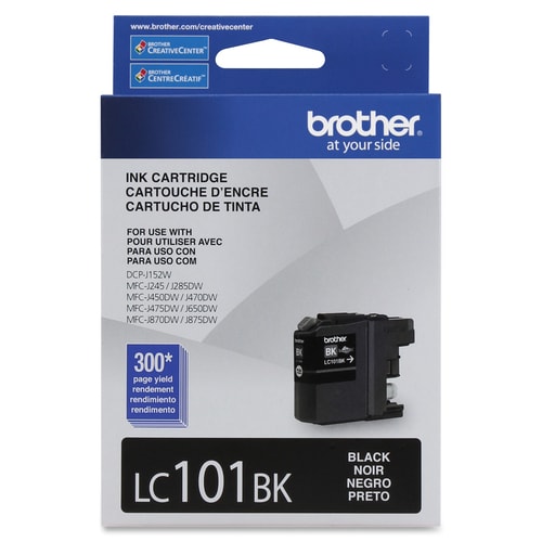 LC101BK BLACK INK CARTRIDGE FOR .MFCJ870DW 300 PAGE YIELD